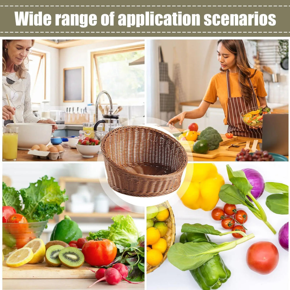 Brotkorb – Imitation Rattan Design – Verschiedene Grössen