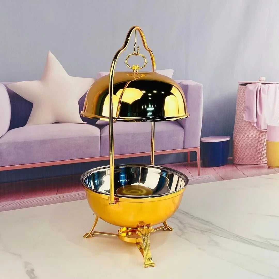 Buffet-Wärmer – Gold-Design – Vielseitige Kapazität