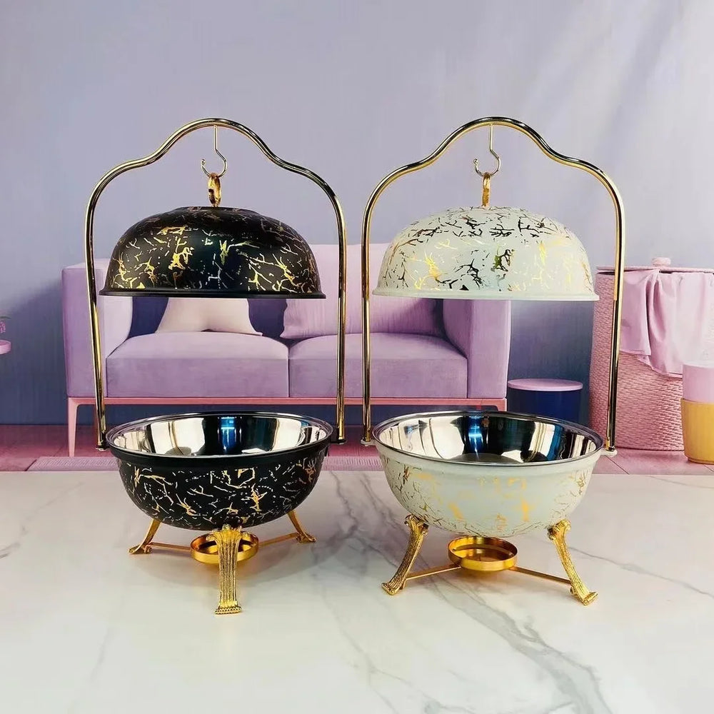 Buffet-Wärmer – Gold-Design – Vielseitige Kapazität