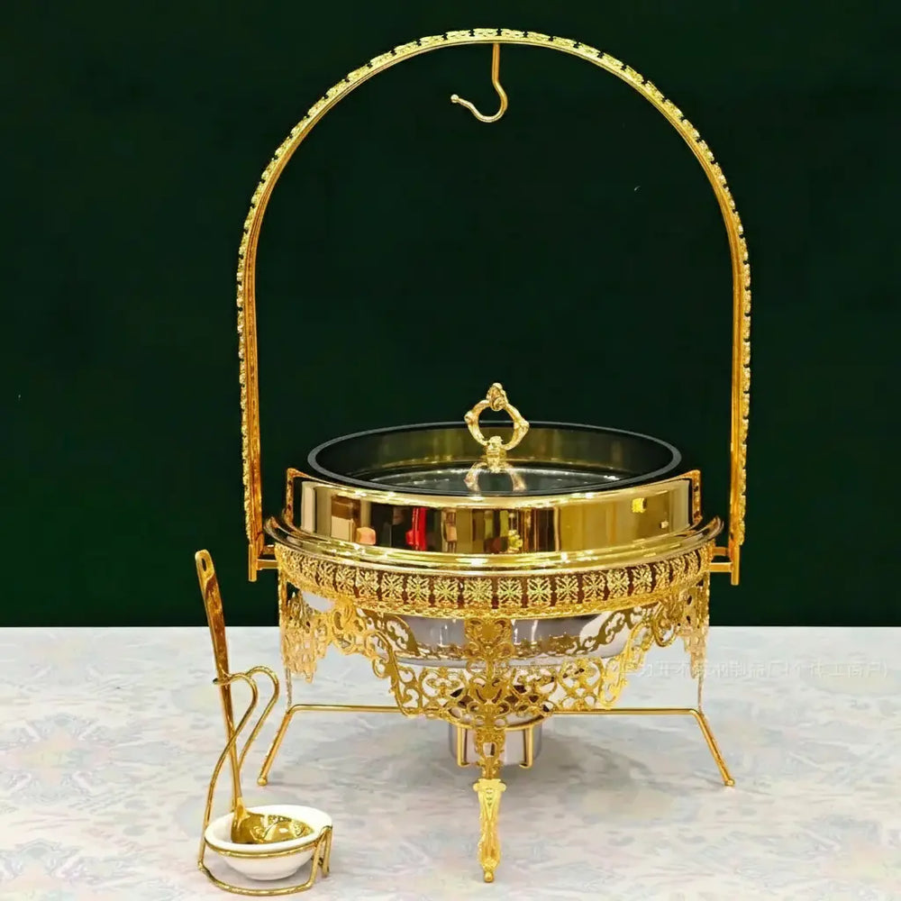 Buffet-Warmhalteofen – Gold Hängend Design 9L