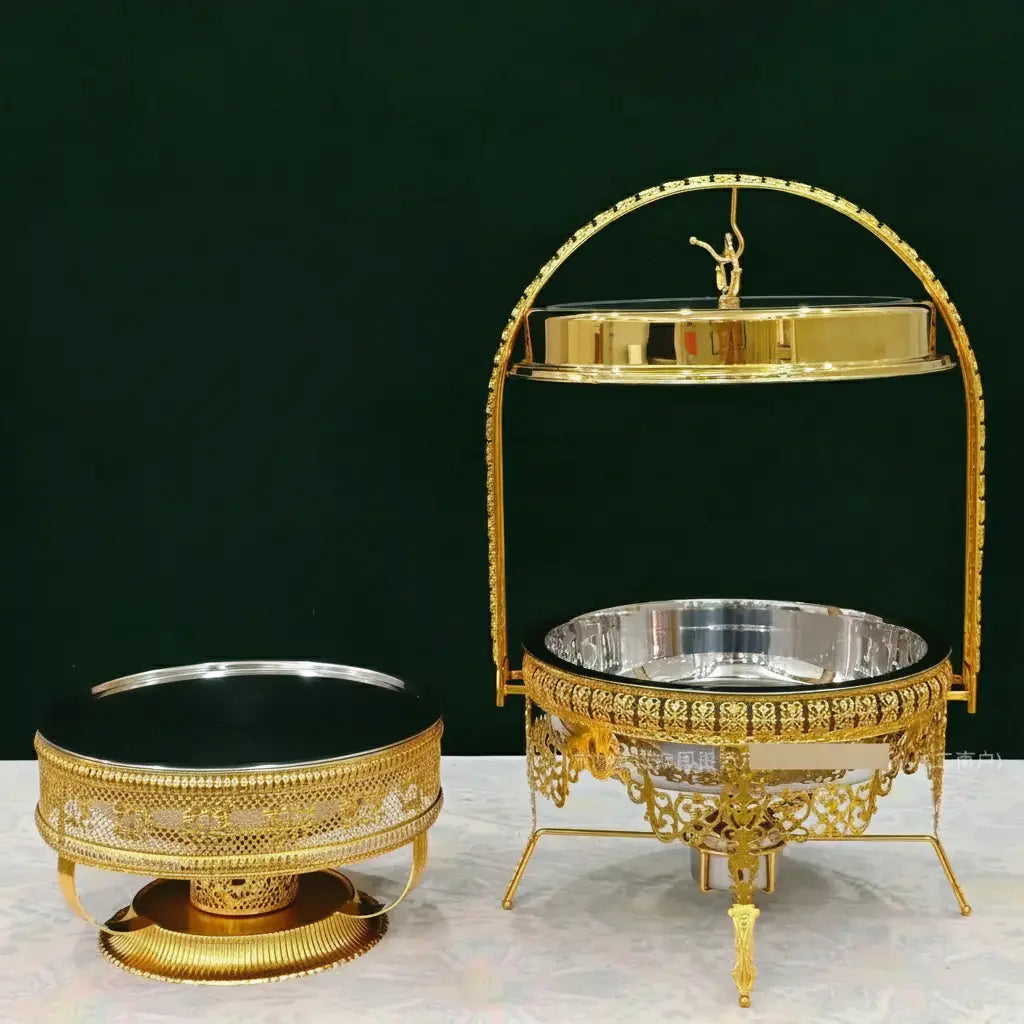 Buffet-Warmhalteofen – Gold Hängend Design 9L