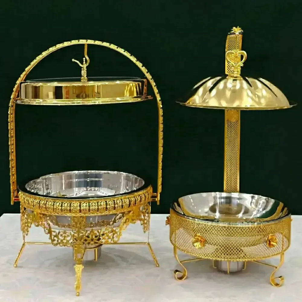 Buffet-Warmhalteofen – Gold Hängend Design 9L