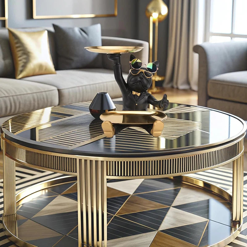 Bulldog Aufbewahrung – Resin Design für Schreibtisch