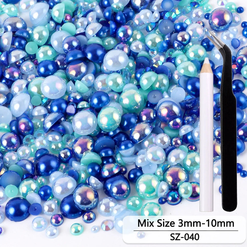 Bunte Harzperlen für DIY Accessoires in Farben SZ-54, SZ-48 und mehr