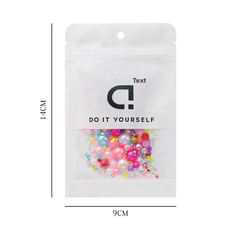 Bunte Perlharze – Elegantes Halb-Rund Design