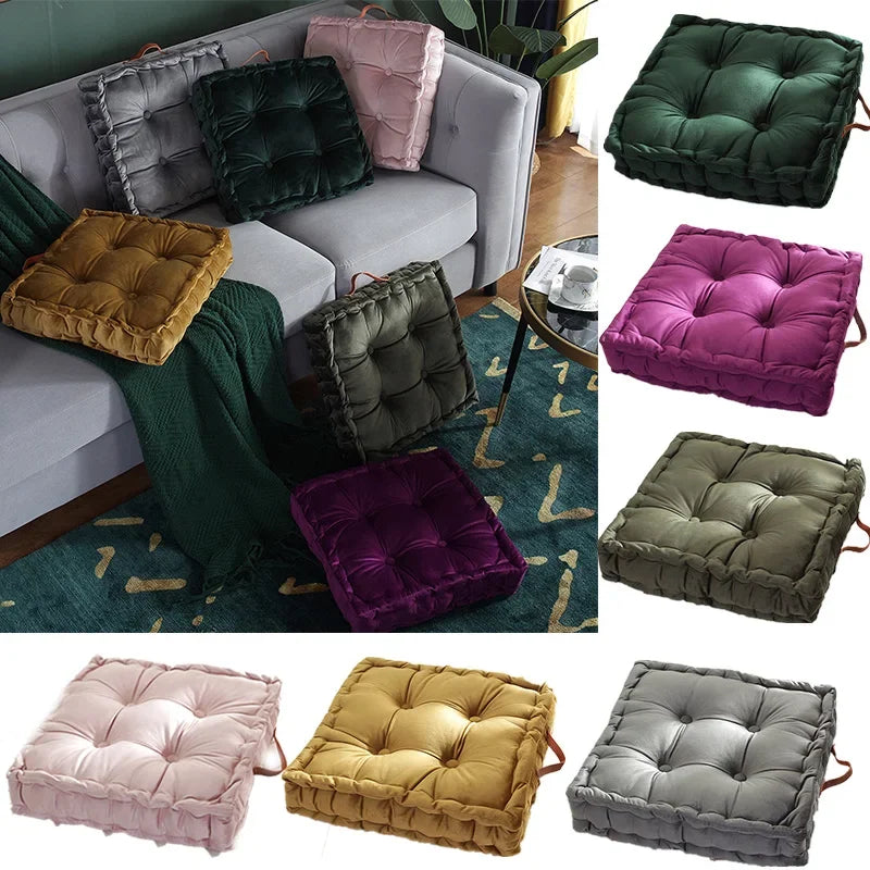 Bürostuhlkissen – Weiches Niederländisches Velours – 42x42cm