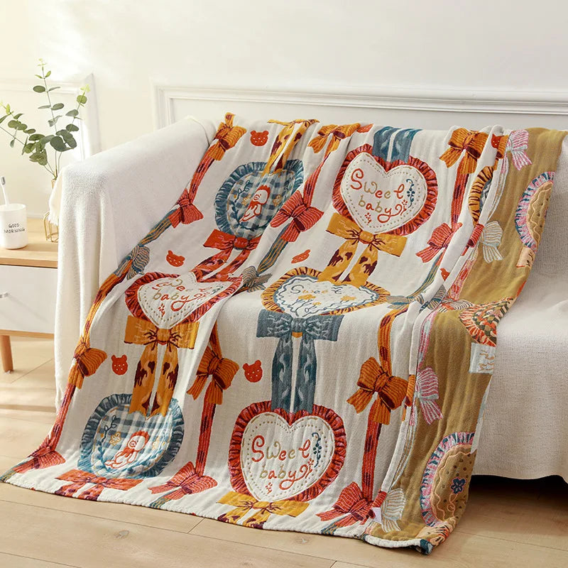 Cartoon Badetuch – Bio-Baumwolle – 120x150 cm