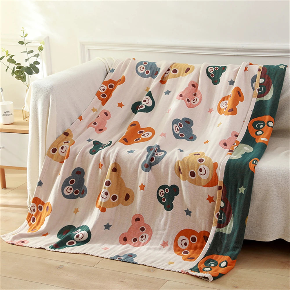 Cartoon Badetuch – Bio-Baumwolle – 120x150 cm