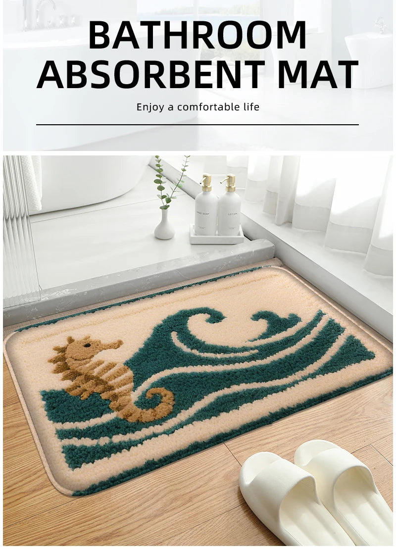 Cartoon Badezimmermatte – Gummi Modernes Design – 40x60cm