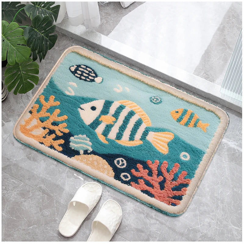 Cartoon Badezimmermatte – Gummi Modernes Design – 40x60cm