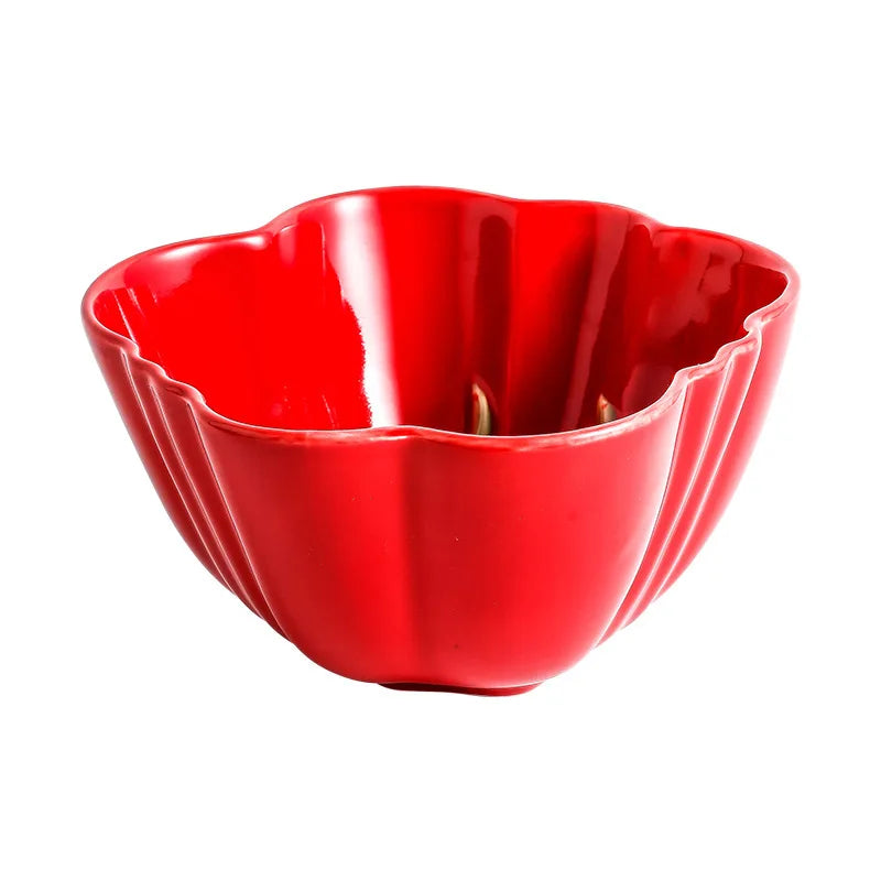 Cartoon Keramik Teller – Rundes Design & Gemüse Flair