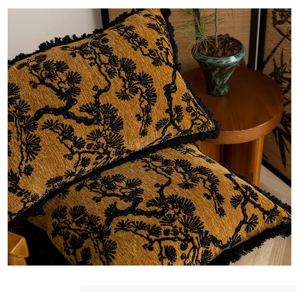 Chinesische Klassische Kissenbezüge – Besticktes Blumenmuster – 45x45cm / 30x50cm