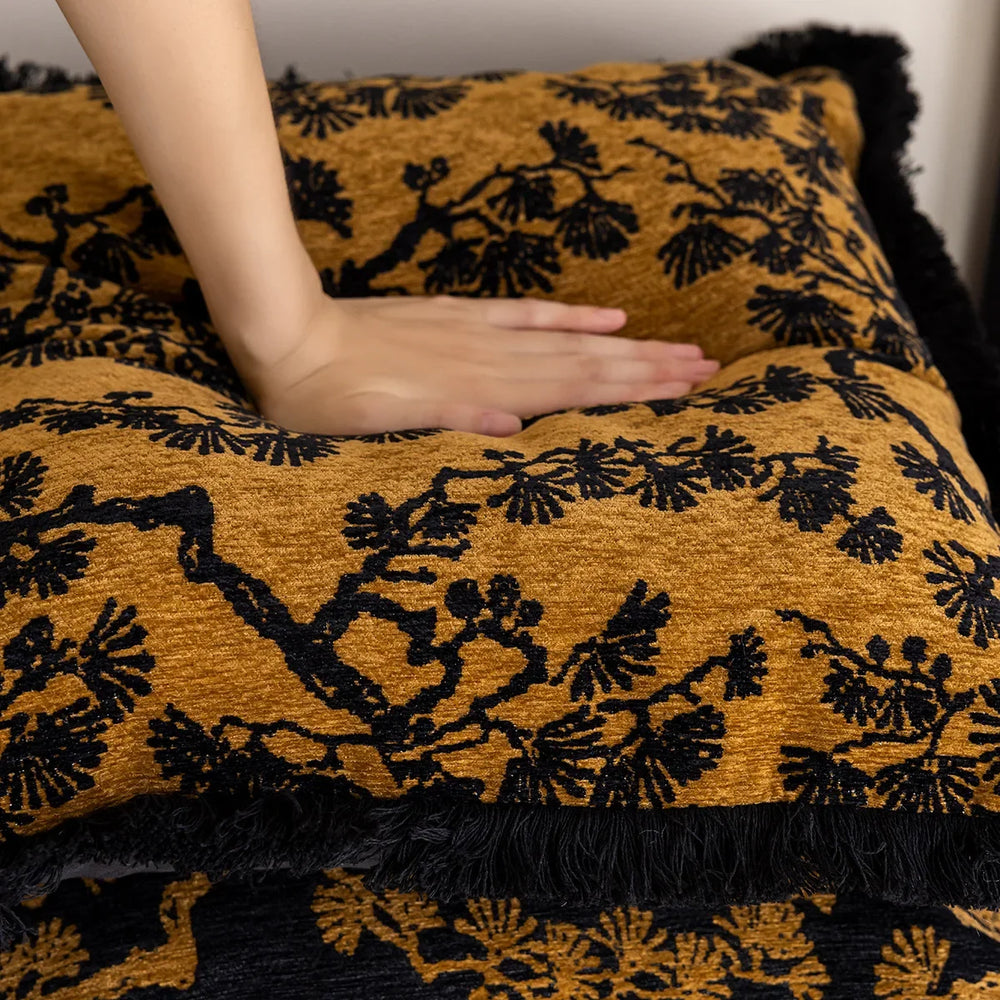 Chinesische Klassische Kissenbezüge – Besticktes Blumenmuster – 45x45cm / 30x50cm