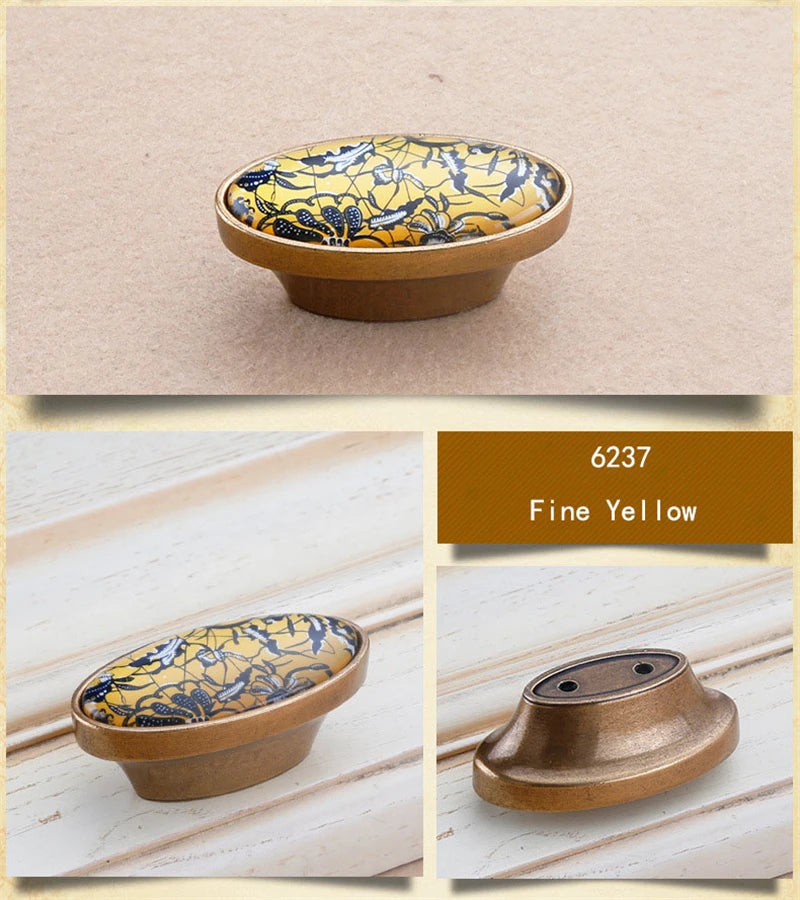 Chinesischer Kristallgriff – Zinklegierung – Verschiedene Grössen