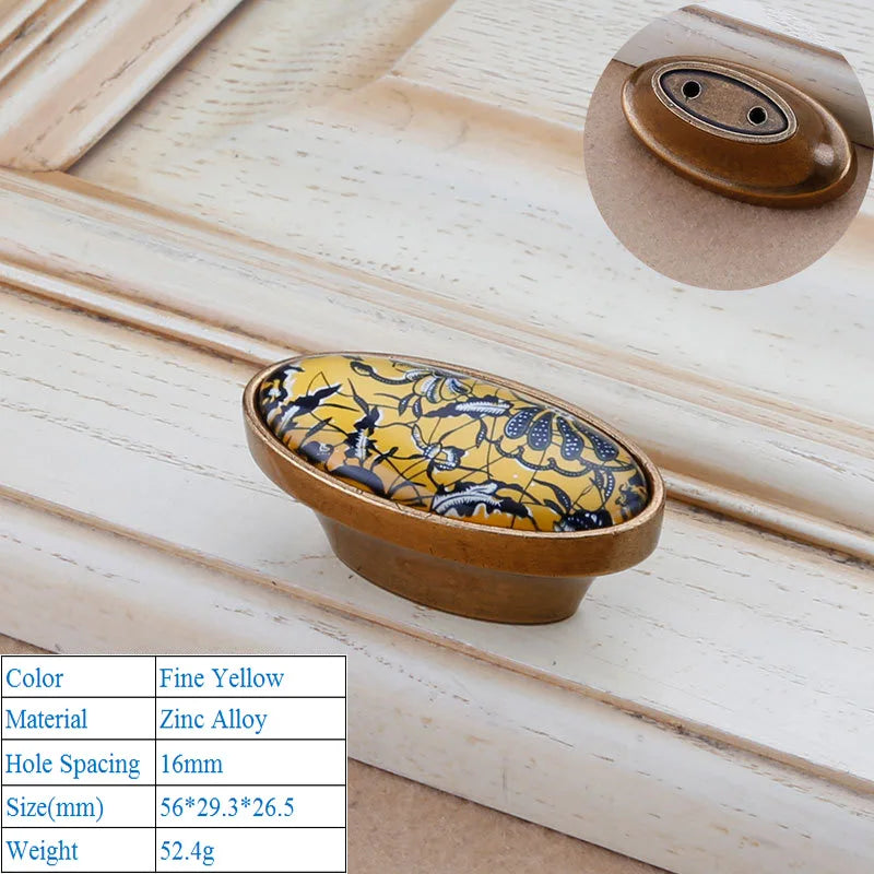 Chinesischer Kristallgriff – Zinklegierung – Verschiedene Grössen