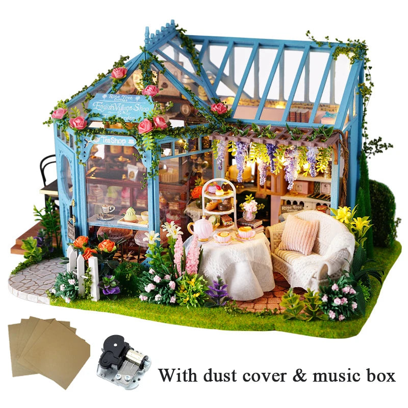 DIY Holzpuppenhaus – Handgefertigtes Design mit Möbeln