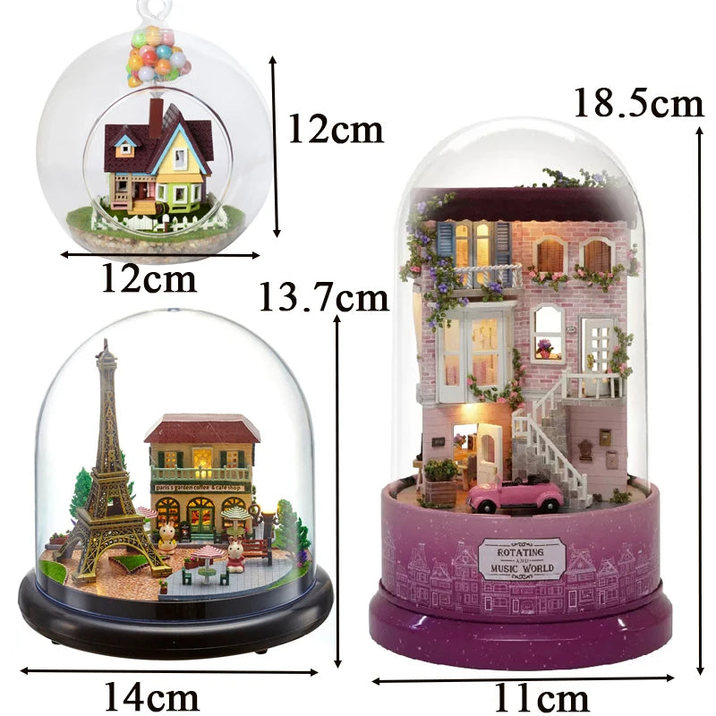 DIY Prinzessinnen-Villa – Handgefertigtes Holz Miniatur