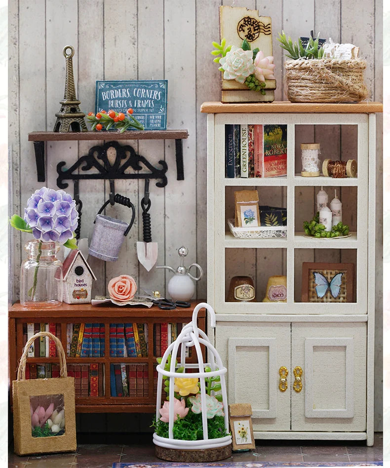 DIY Puppenhaus – Holzdesign – 19x22x17.5 cm