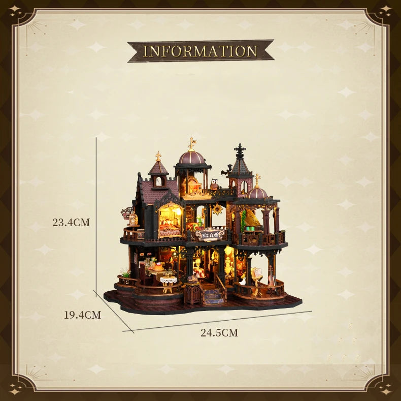 DIY Puppenhaus – Holzmodell – Edinburgh Castle Design