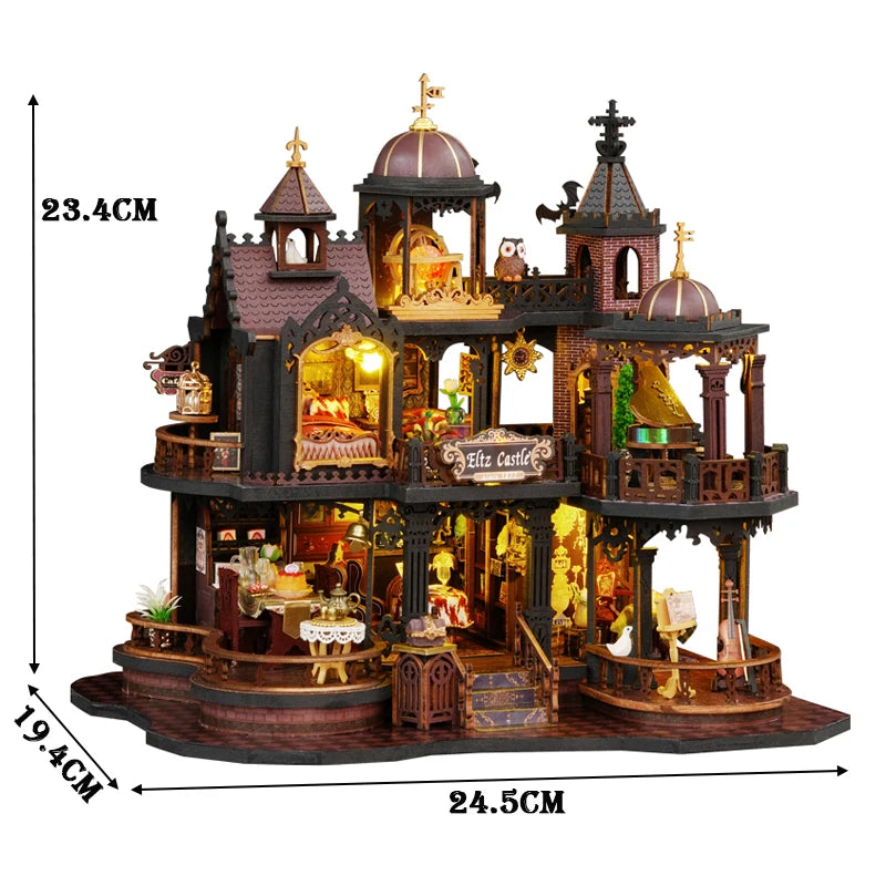 DIY Puppenhaus – Holzmodell – Edinburgh Castle Design