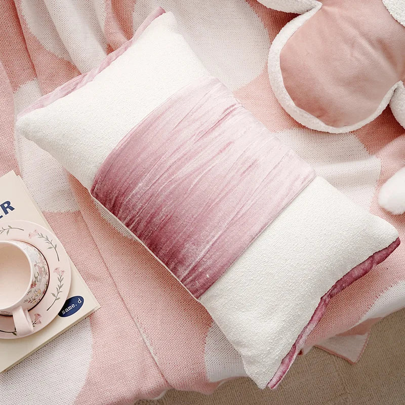 Dekokissenbezug – Gestickter Polyester Quadrat (45X45CM)