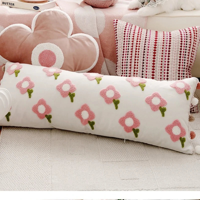 Dekokissenbezug – Gestickter Polyester Quadrat (45X45CM)