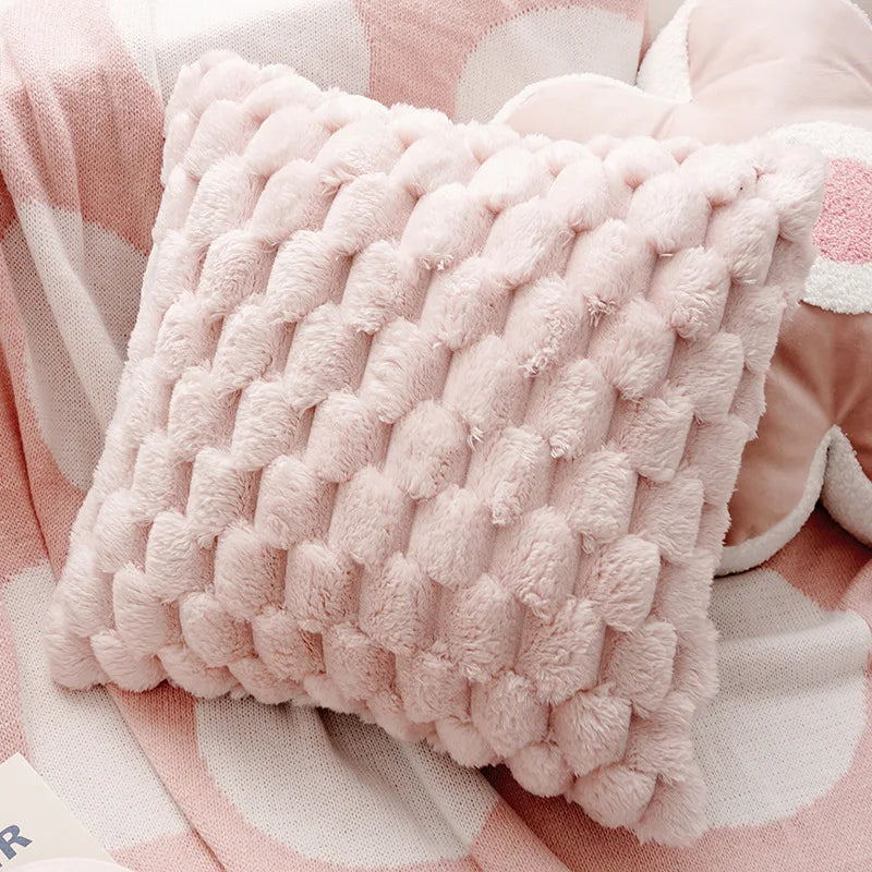 Dekokissenbezug – Gestickter Polyester Quadrat (45X45CM)