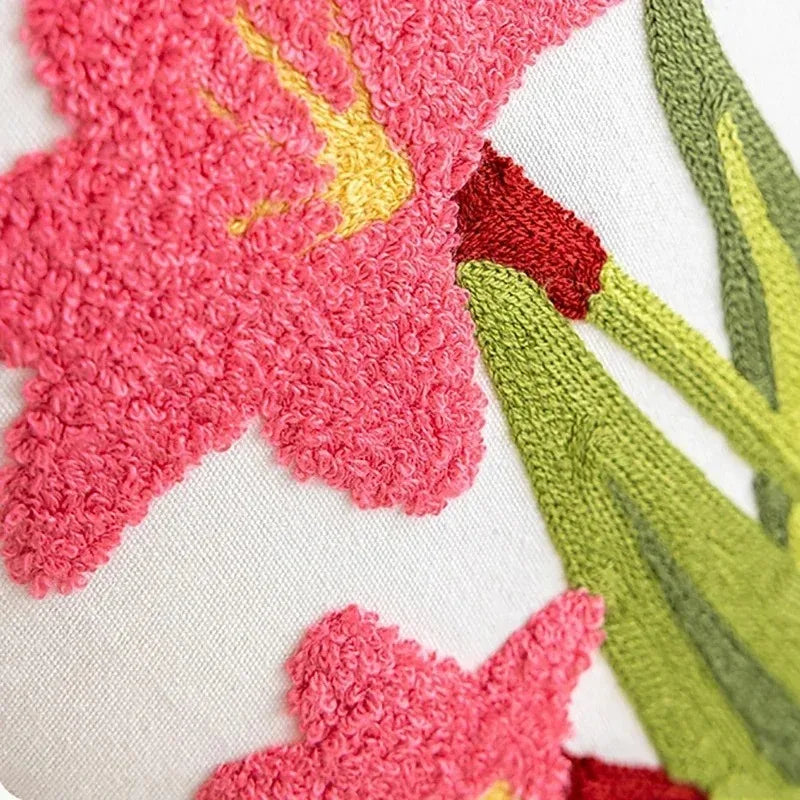 Dekor Kissenbezug – Baumwoll-Canvas Stickerei – 45x45CM