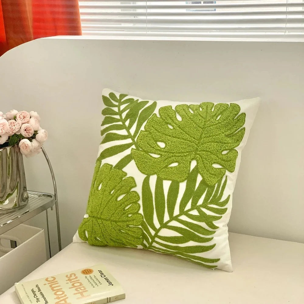 Dekor Kissenbezug – Baumwoll-Canvas Stickerei – 45x45CM