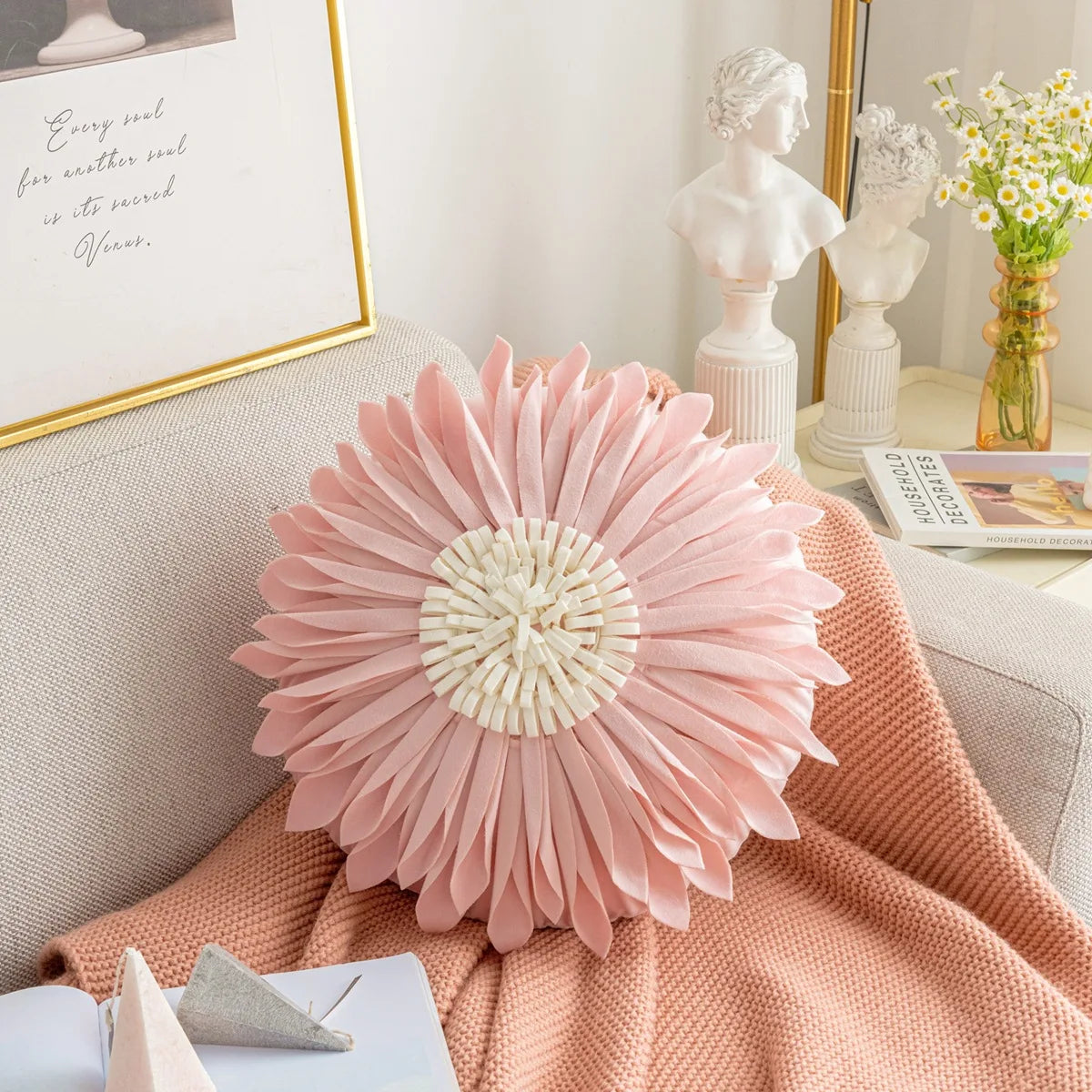 Dekorative Kissenbezüge – Strick Polyester – Sofa/Büro