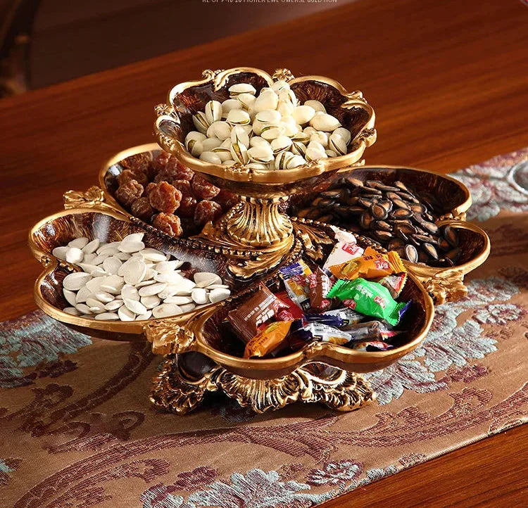 Dekorative Resin Snackplatte – Europäischer Stil