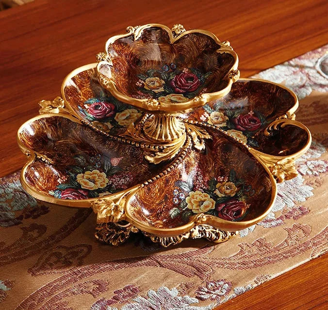 Dekorative Resin Snackplatte – Europäischer Stil