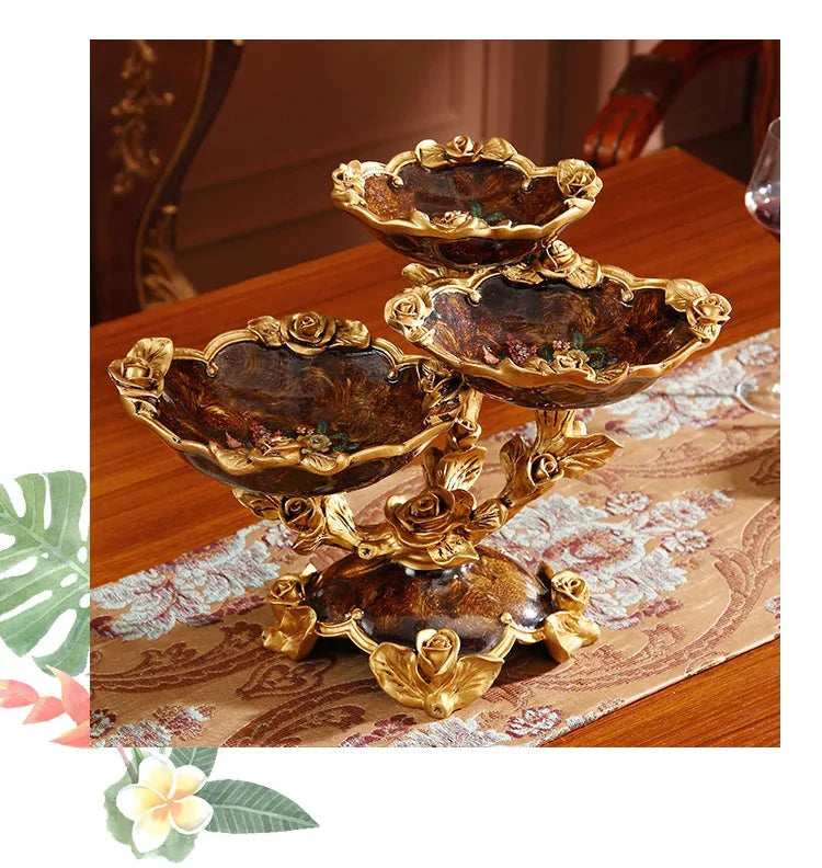 Dekorative Resin Snackplatte – Europäischer Stil
