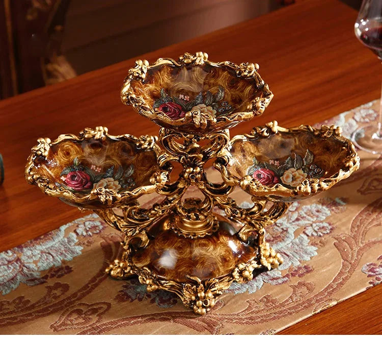 Dekorative Resin Snackplatte – Europäischer Stil