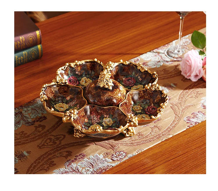 Dekorative Resin Snackplatte – Europäischer Stil