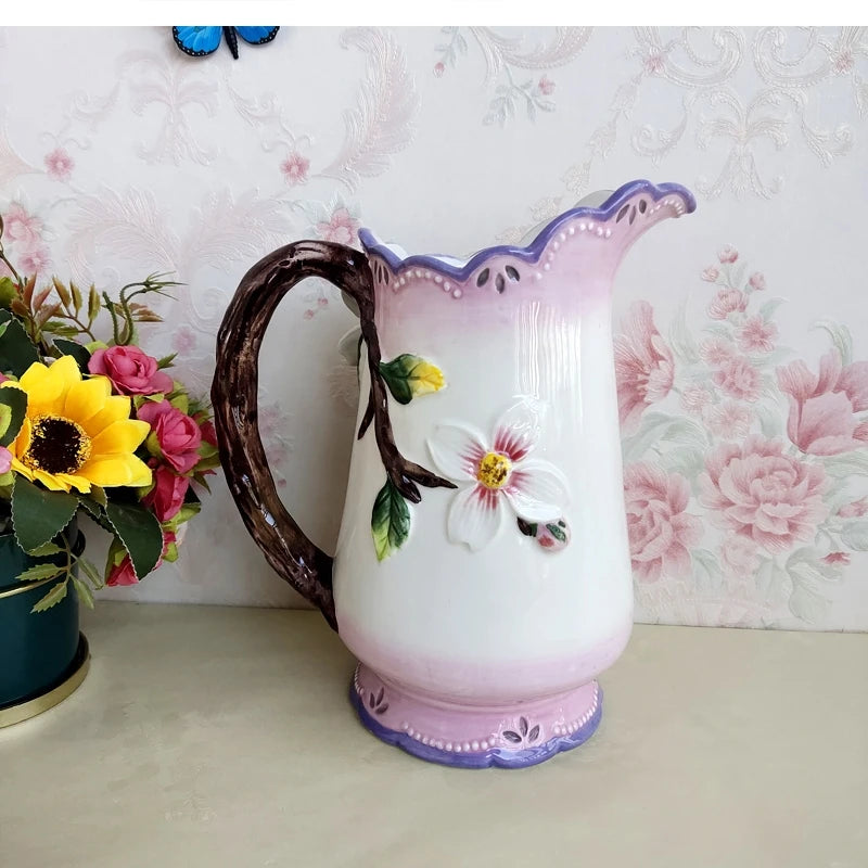 Dekorative Vase – Pastoral Keramikdesign – Tischakzent