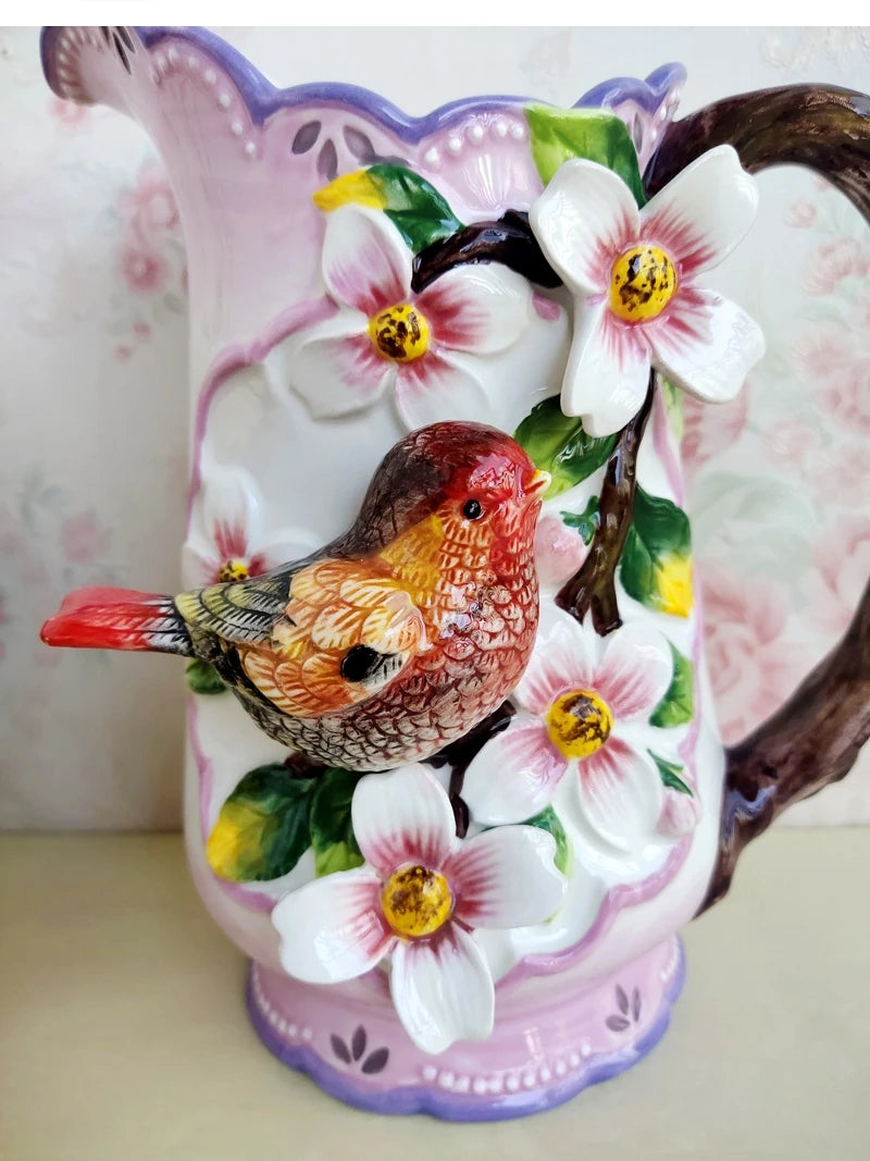 Dekorative Vase – Pastoral Keramikdesign – Tischakzent