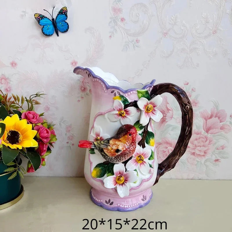 Dekorative Vase – Pastoral Keramikdesign – Tischakzent