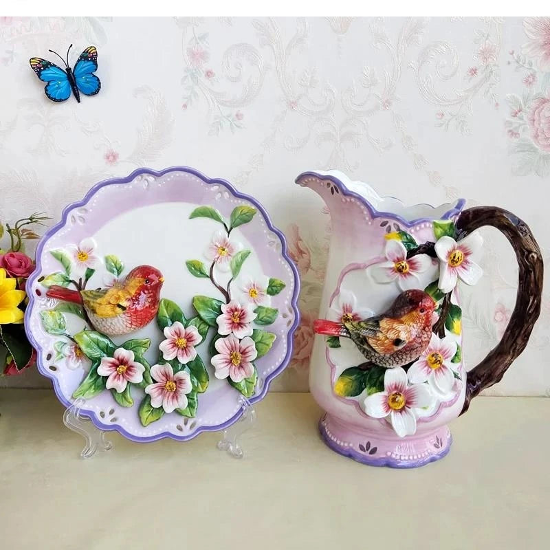 Dekorative Vase – Pastoral Keramikdesign – Tischakzent