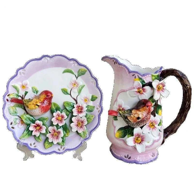 Dekorative Vase – Pastoral Keramikdesign – Tischakzent