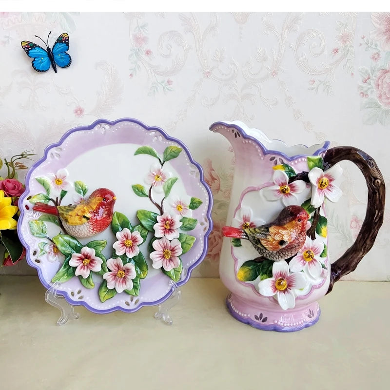 Dekorative Vase – Pastoral Keramikdesign – Tischakzent