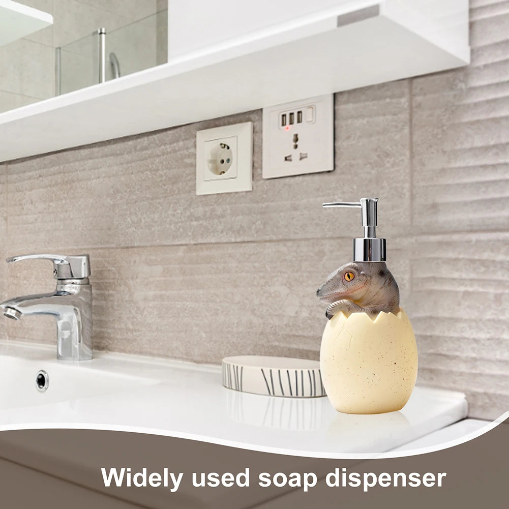 Dinosaurier Seifenspender – ABS Emaille – Ideal für Badezimmer