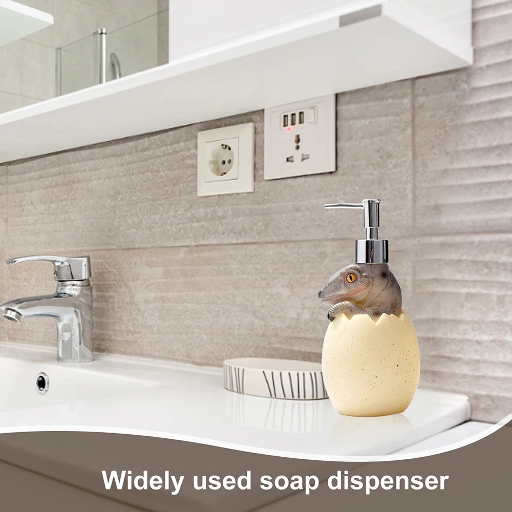 Dinosaurier Seifenspender – ABS Emaille – Ideal für Badezimmer