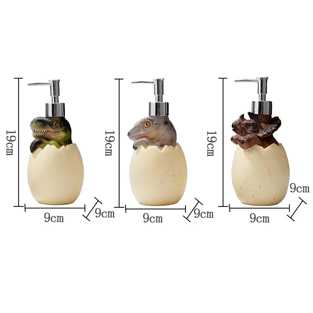 Dinosaurier Seifenspender – ABS Emaille – Ideal für Badezimmer