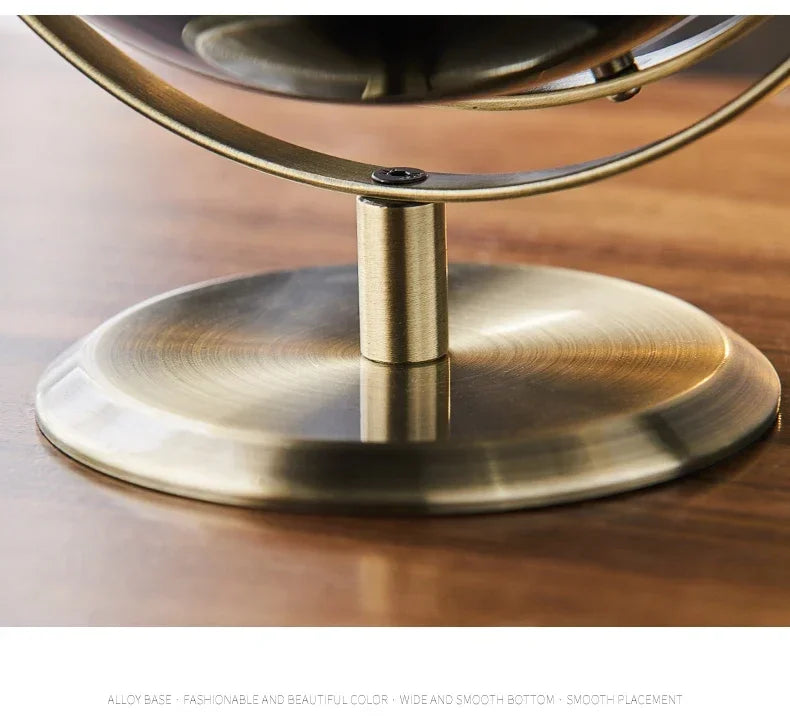 Drehbarer Metallglobus – Modernes Design für Zuhause & Büro
