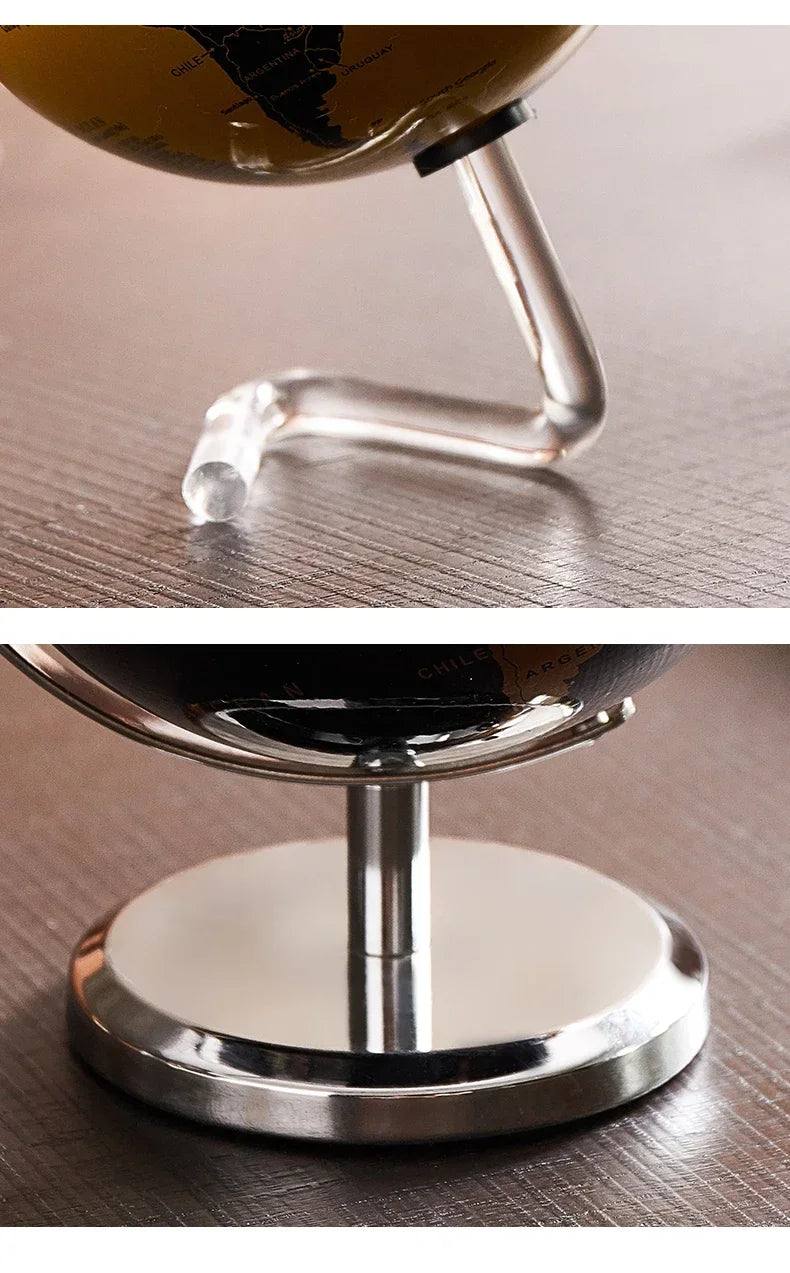 Drehbarer Metallglobus – Modernes Design für Zuhause & Büro