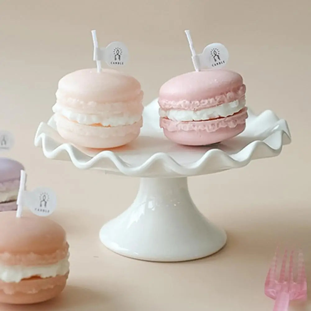 Duftkerze – Handgefertigte Macaron-Art – 4x5 cm