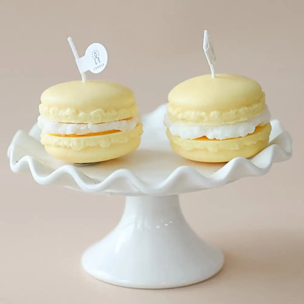 Duftkerze – Handgefertigte Macaron-Art – 4x5 cm