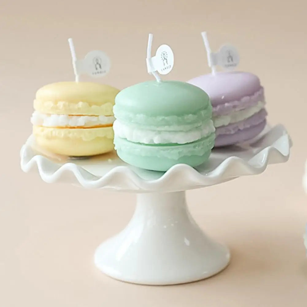 Duftkerze – Handgefertigte Macaron-Art – 4x5 cm