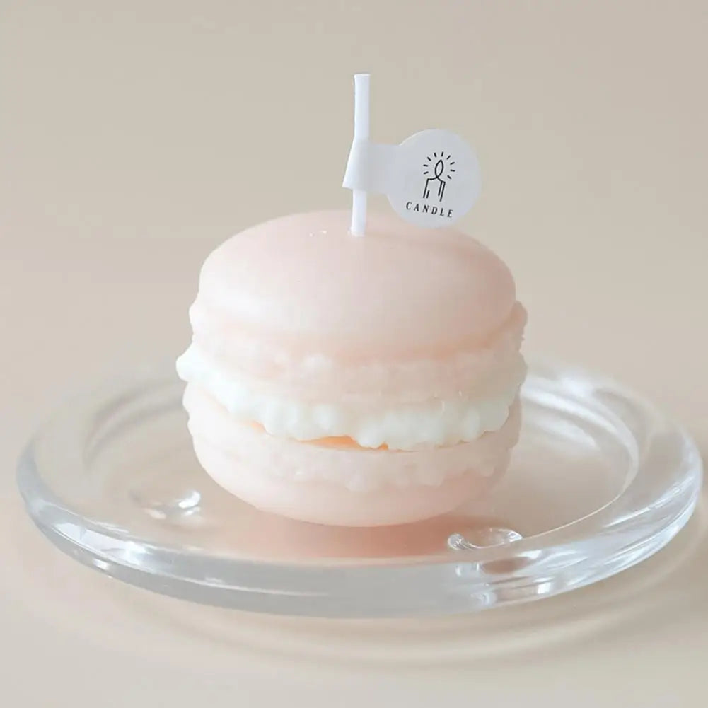 Duftkerze – Handgefertigte Macaron-Art – 4x5 cm